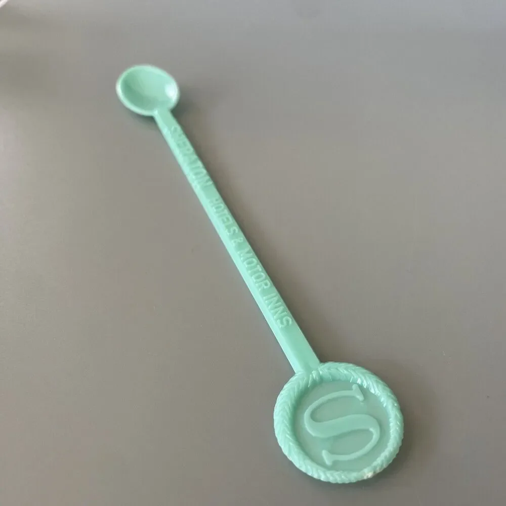 Vintage SHERATON HOTELS & MOTOR INNS Swizzle Stick Cocktail Stirrer Spoon RARE
